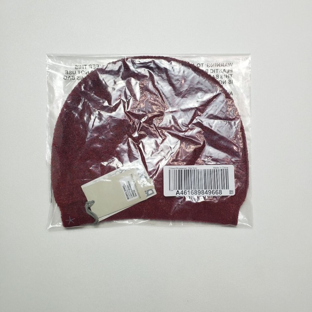 Barefoot Dreams CozyChic Lite Confetti Beanie Crimson/Rosewood One Sz Soft Knit - Picture 14 of 16